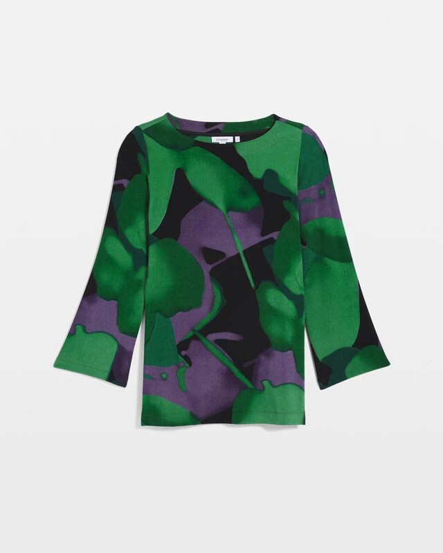 Travelers Watercolor Bell Sleeve Tunic - image 5